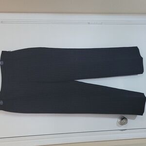 Le Suit Pin Striped Black and White  Lined Pants Size 12P